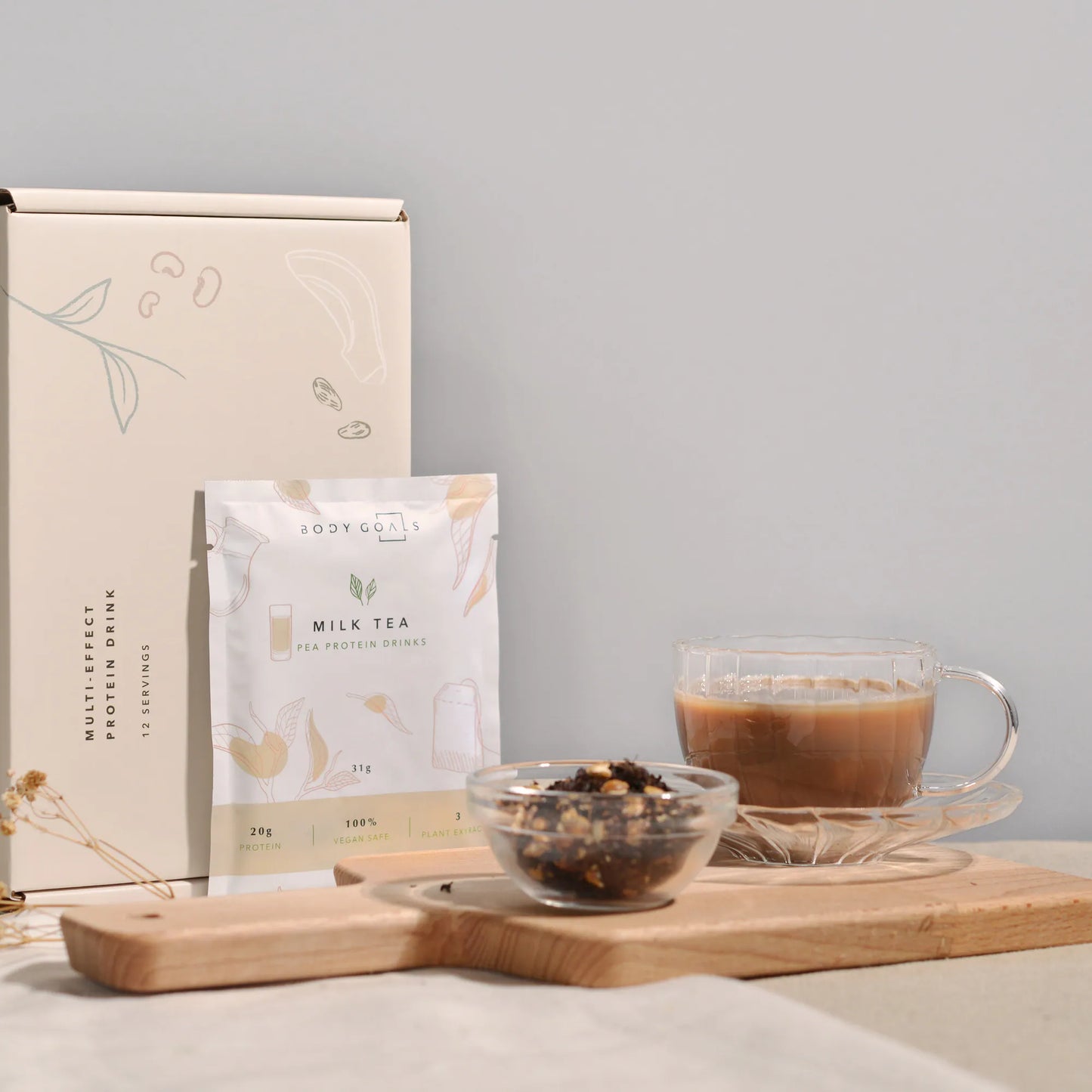 全素豌豆蛋白飲 - 馥郁奶茶