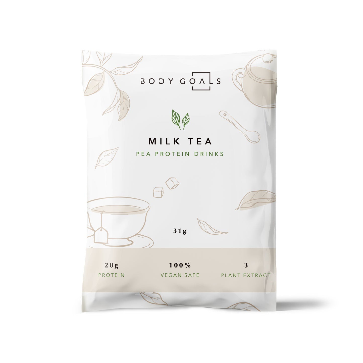 全素豌豆蛋白飲 - 馥郁奶茶