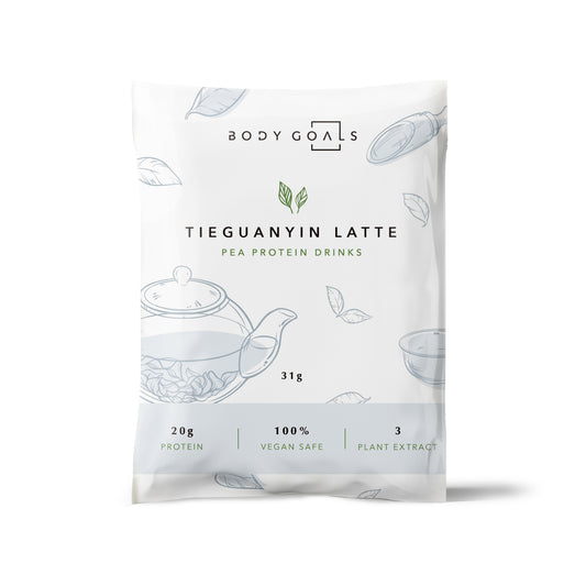 全素豌豆蛋白飲 - 觀音拿鐵